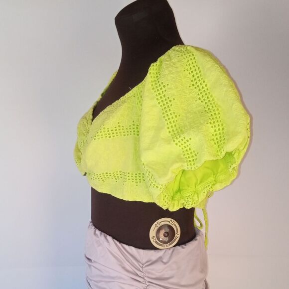 Neon Crop Top (0084) - Picture 3 of 5